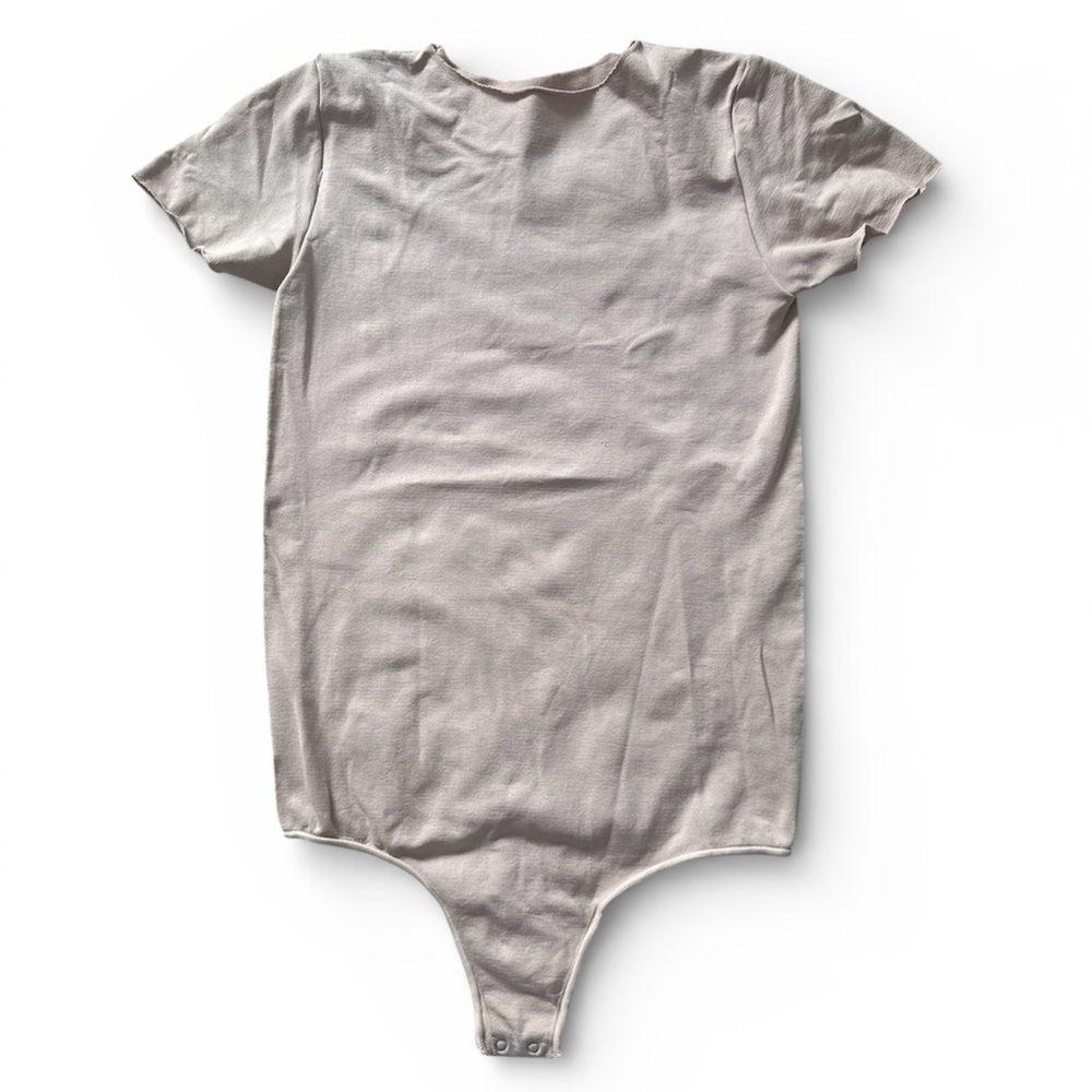 SKIMS raw edge thong bodysuit